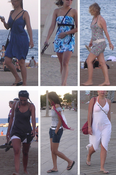 vestidos de playa report